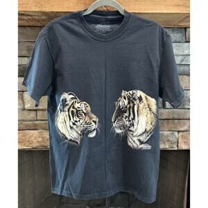 Vintage THE MOUNTAIN 2007 Paul James Tigers T Shirt Size M *B9
